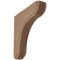 Ekena Millwork 1 3/4"W x 7 1/2"D x 7 1/2"H Eaton Wood Vintage Decor Bracket, Weathered Brown BKTWD02X08X08EABR - alternate 1